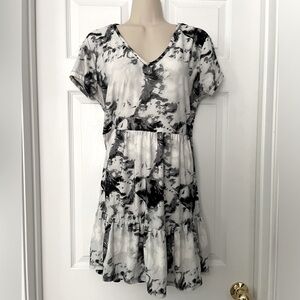 Tie Dye A Line Babydoll Dress